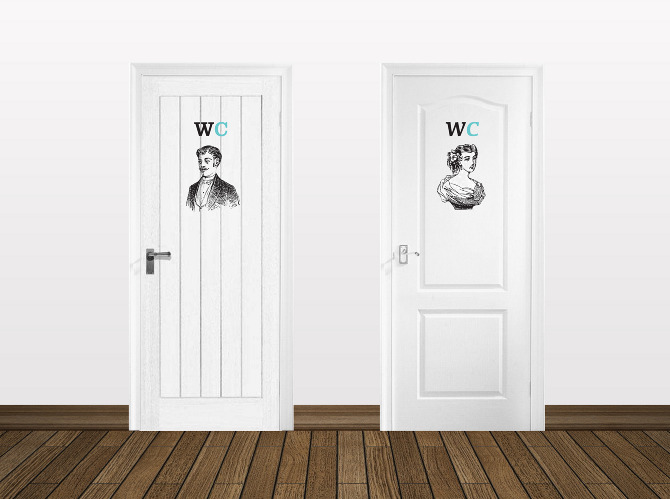 Back of the toilet&nbsp;door